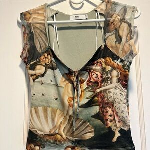 twik by Simons soft sage green top